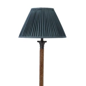 30cm empire softback lampshade in blue silk