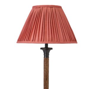 30cm empire softback lampshade in red silk
