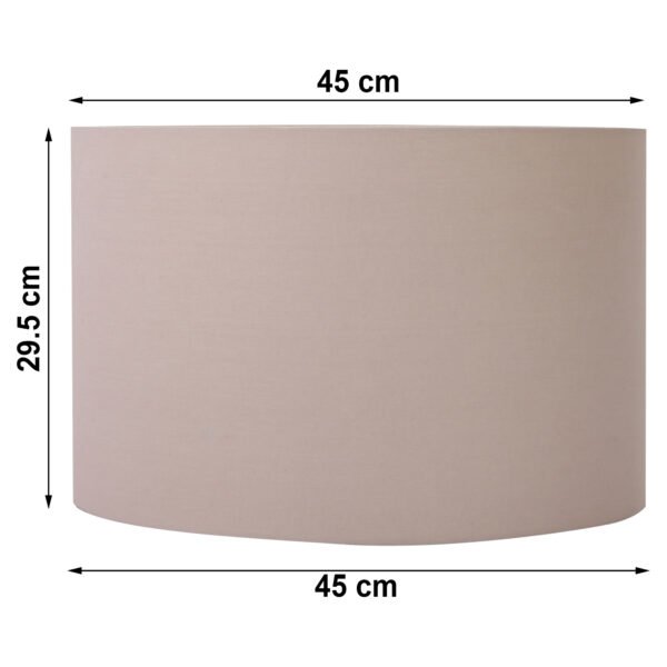 45cm drum convertible hardback premium lampshade in plain - Image 4
