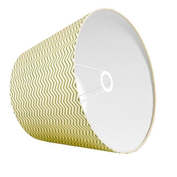 40cm straight empire hardback lampshade in block printed paper - Image 4