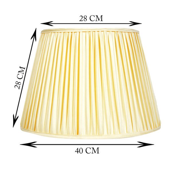 40cm straight empire premium softback lampshade in silk - Image 2