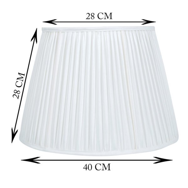 40cm straight empire premium softback lampshade in silk - Image 2
