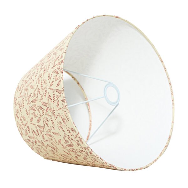 40cm straight empire hardback lampshade in block printed paper - Image 5