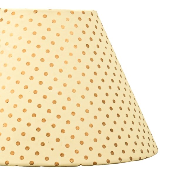 30cm empire hardback lampshade in block printed paper - Image 2