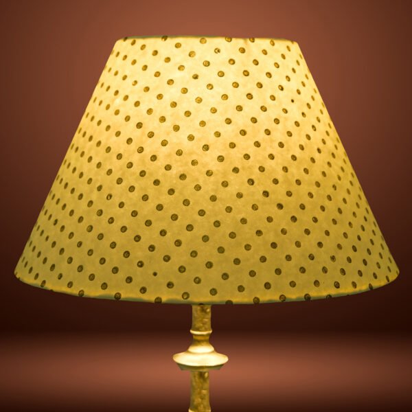 30cm empire hardback lampshade in block printed paper - Image 7