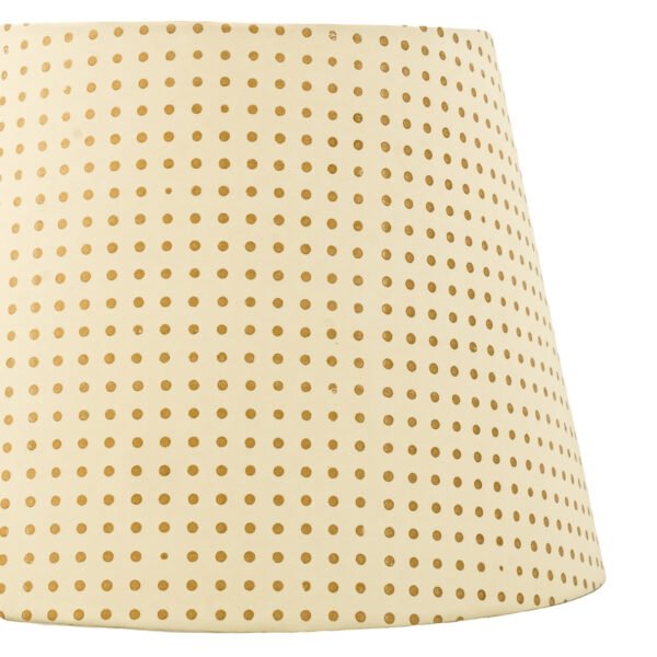 40cm straight empire hardback lampshade in block printed paper - Image 2