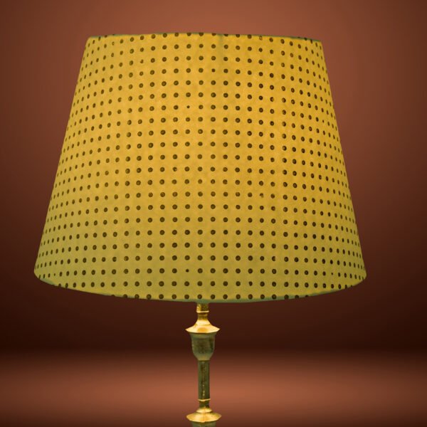 40cm straight empire hardback lampshade in block printed paper - Image 7