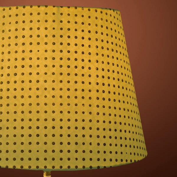 40cm straight empire hardback lampshade in block printed paper - Image 6