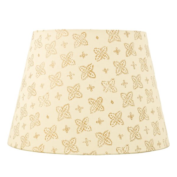 40cm straight empire hardback lampshade in block printed paper - Image 3