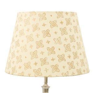 40cm straight empire hardback lampshade in block printed paper