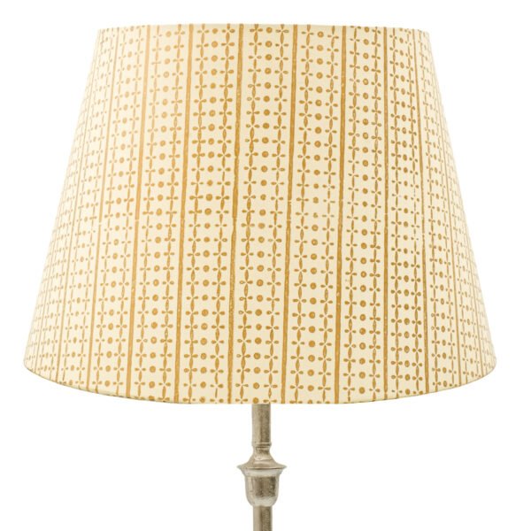 40cm straight empire hardback lampshade in block printed paper - Image 5