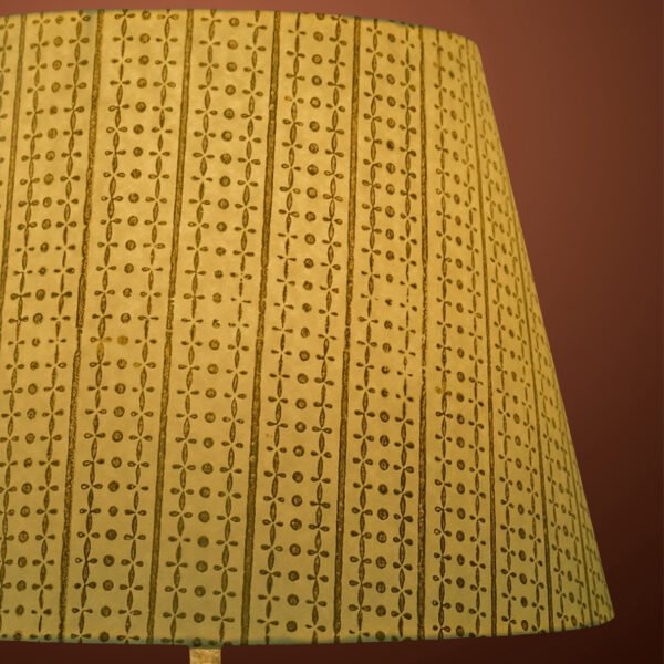 40cm straight empire hardback lampshade in block printed paper - Image 6